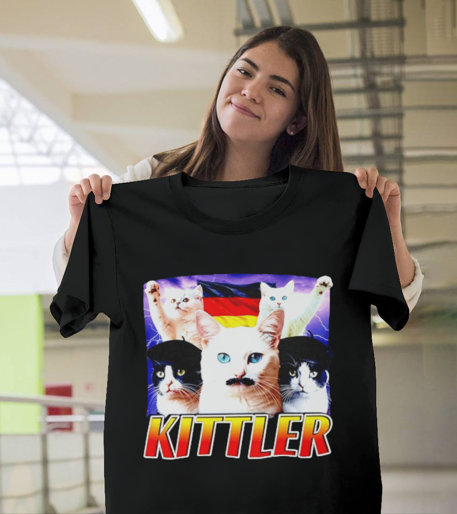 Kittler Cats With German Flag And Cats T-Shirt