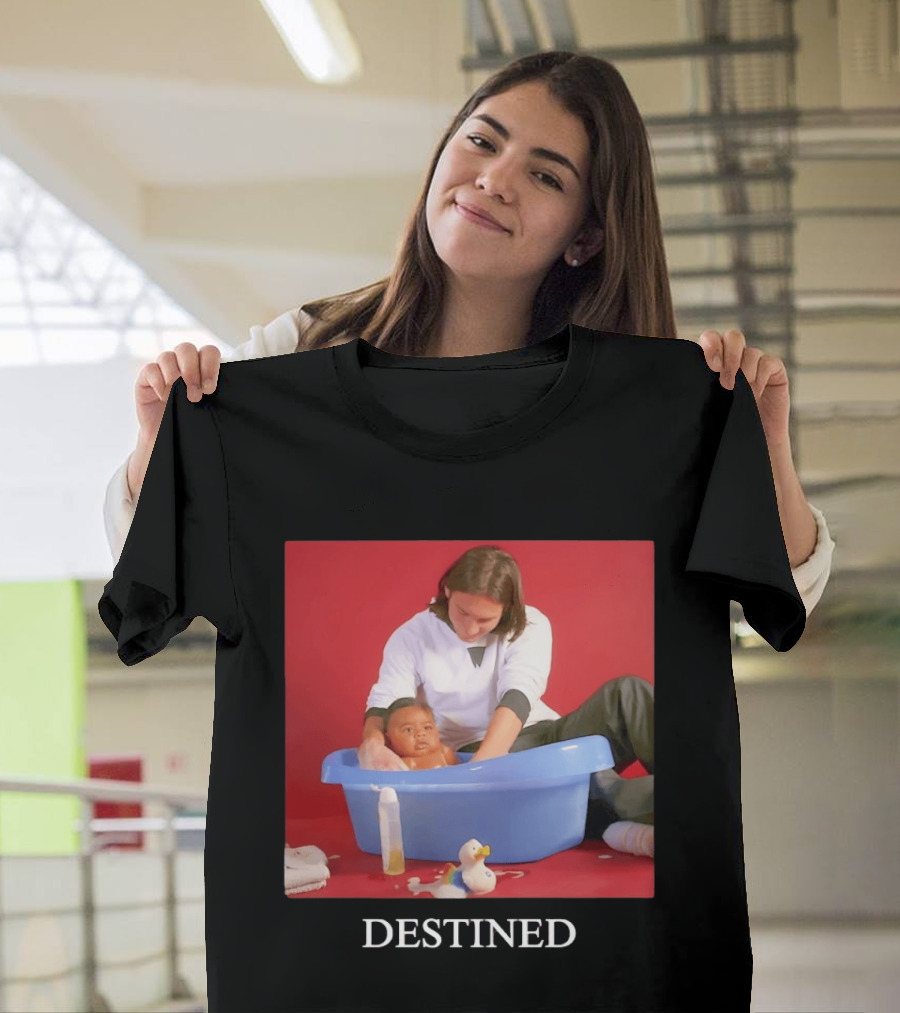 Lionel Messi Lamine Yamal Baby Bath Destined T-Shirt