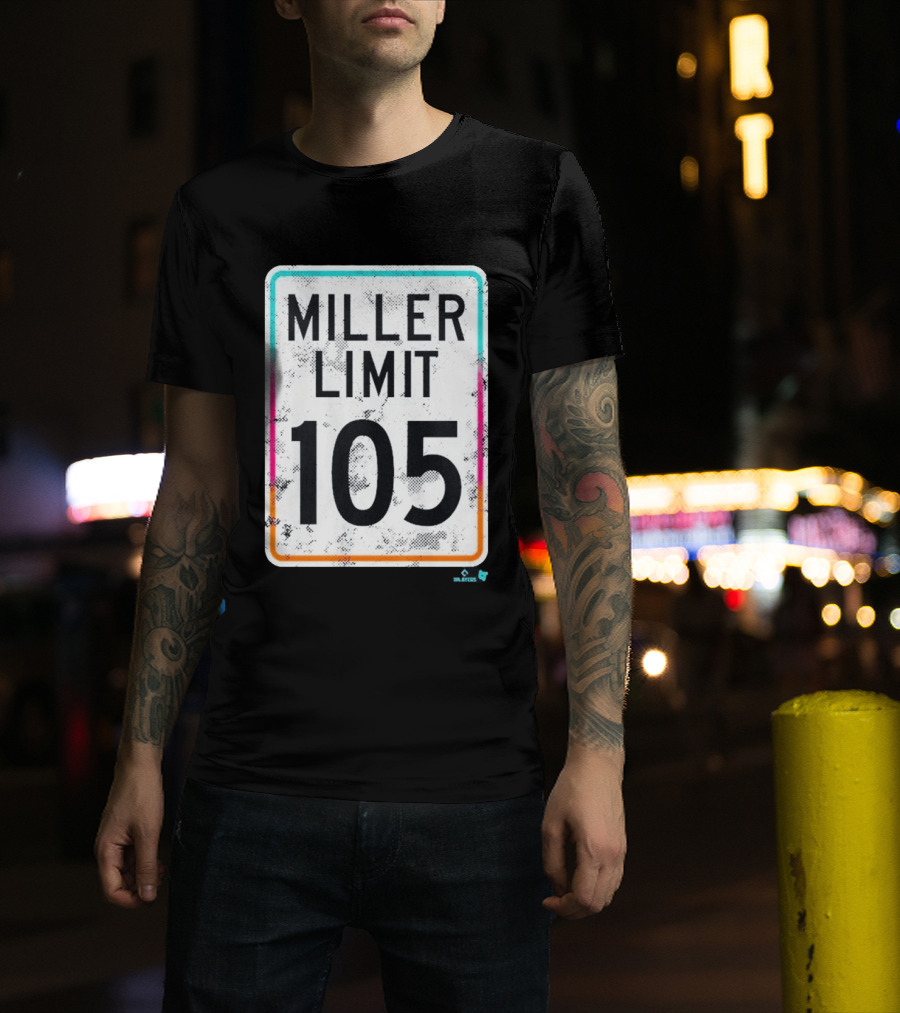 Mason Miller Limit 105 Speed Sign T-Shirt