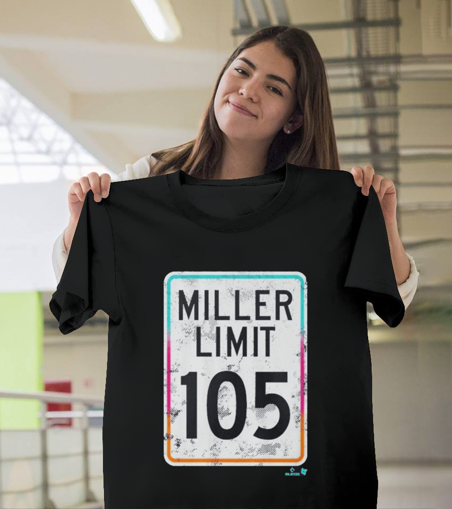 Mason Miller Limit 105 Speed Sign T-Shirt