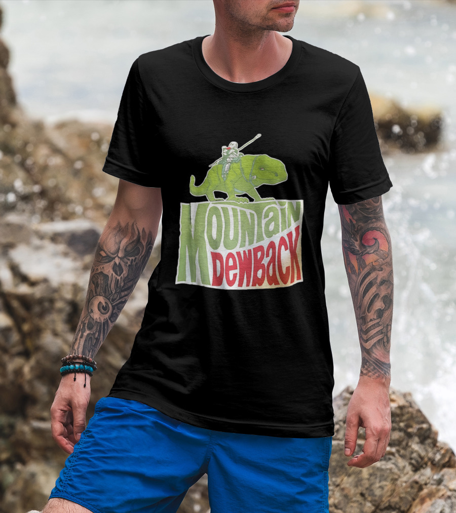 Mountain Dewback Star Wars Stormtrooper Riding Alien Creature T-Shirt