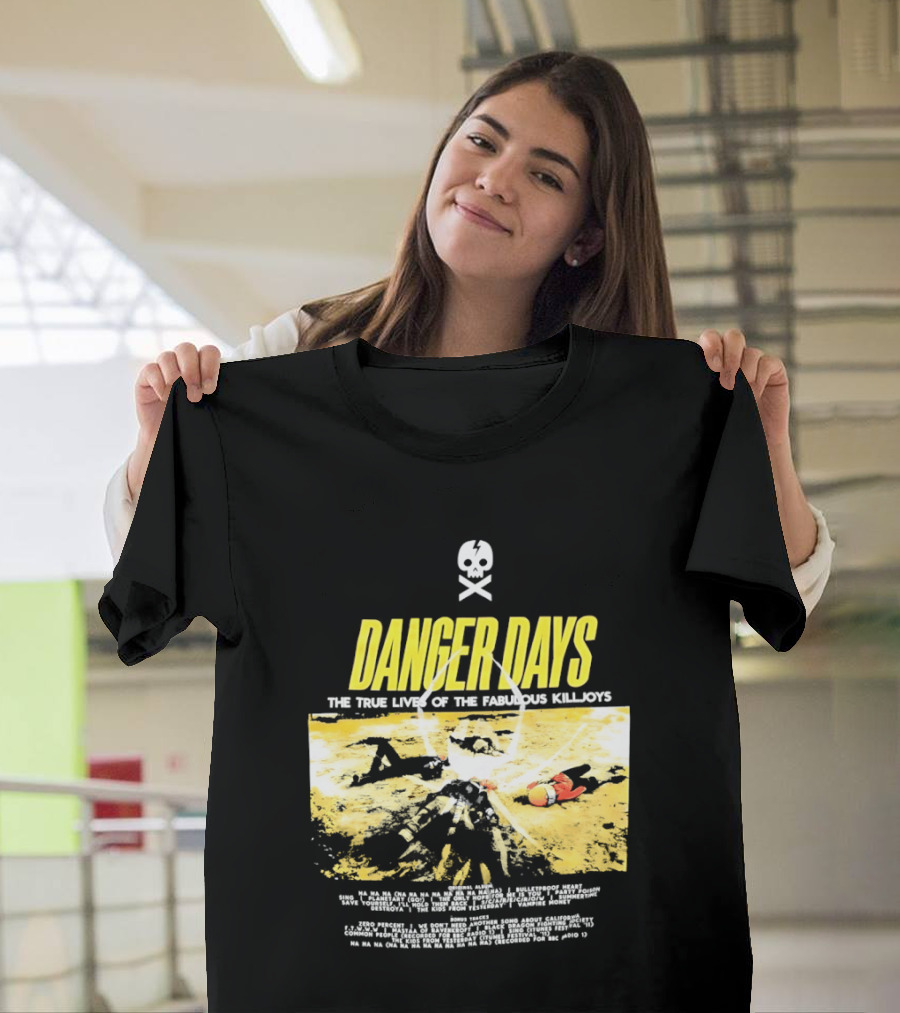 Danger Days The True Lives Of The Fabulous Killjoys Album Cover Art My Chemical Romance T-Shirt