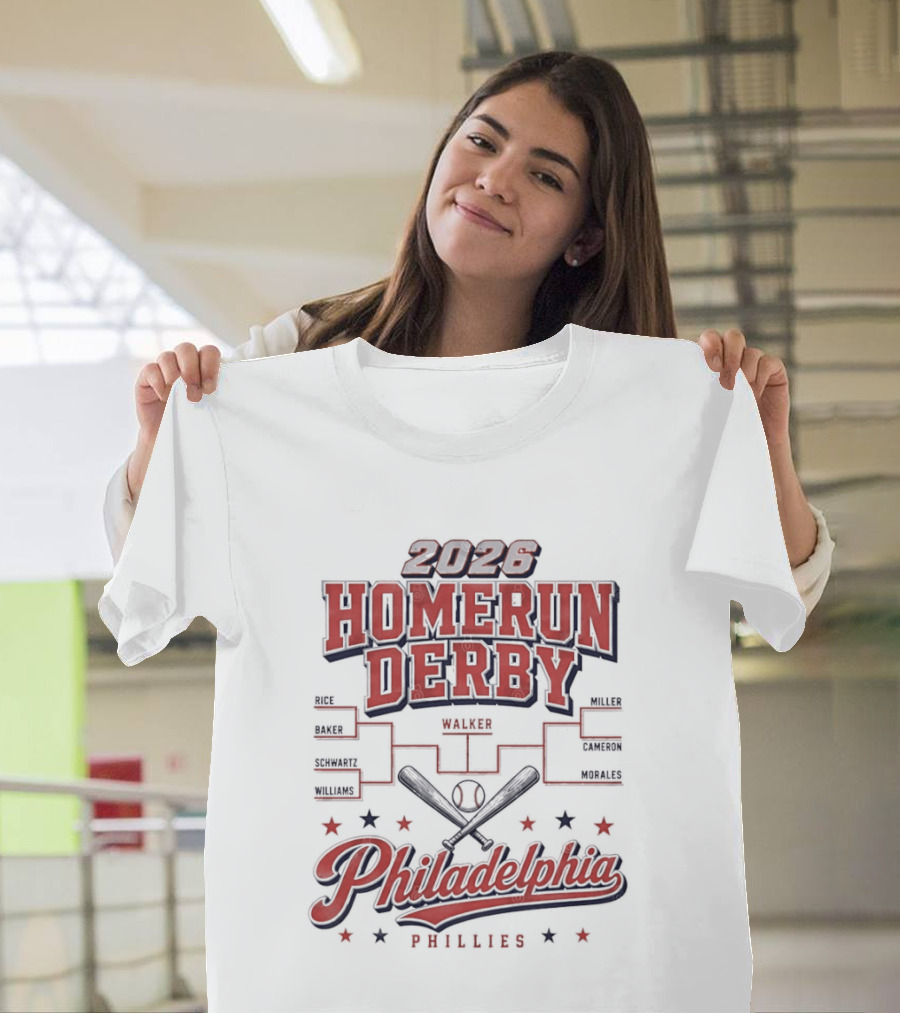 2026 Homerun Derby Philadelphia Phillies Tournament T-Shirt