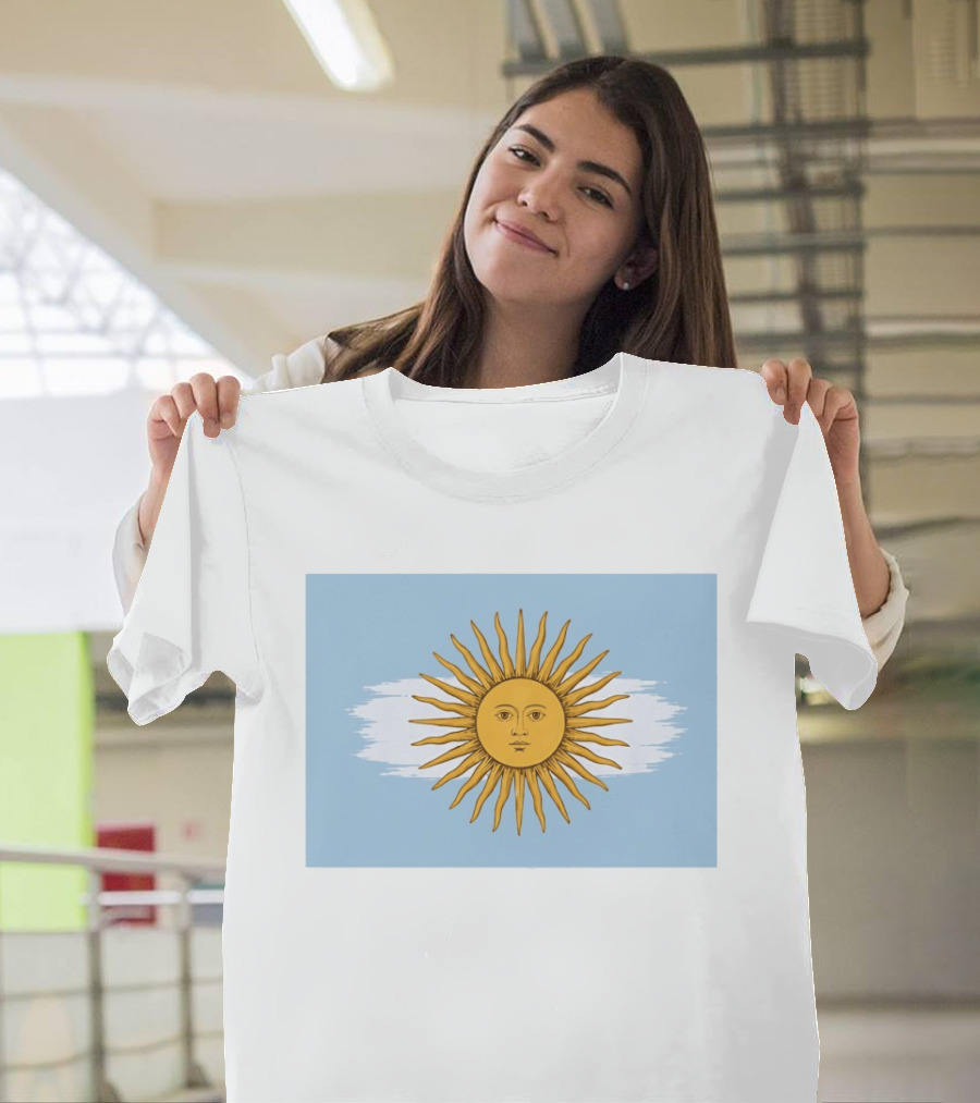 Argentina Sol De Mayo Sun Of May Flag T-Shirt