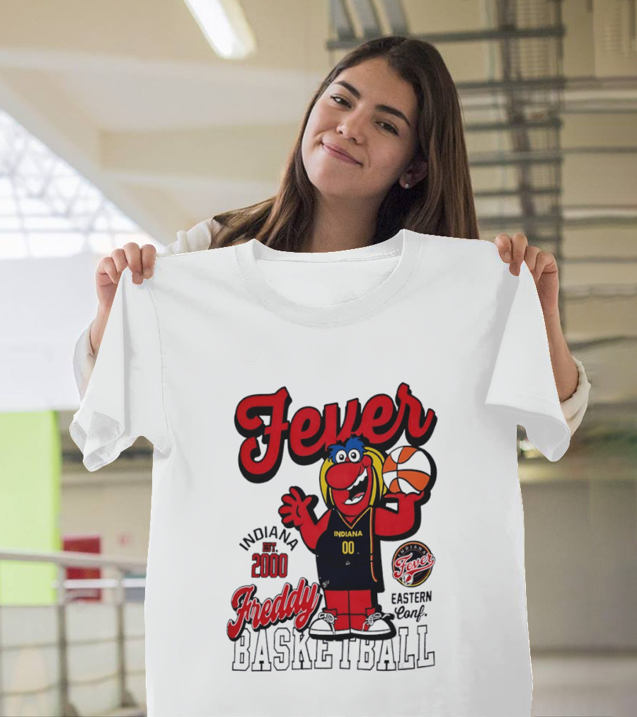 Freddy Indiana Fever Basketball Est 2000 Eastern Conf T-Shirt