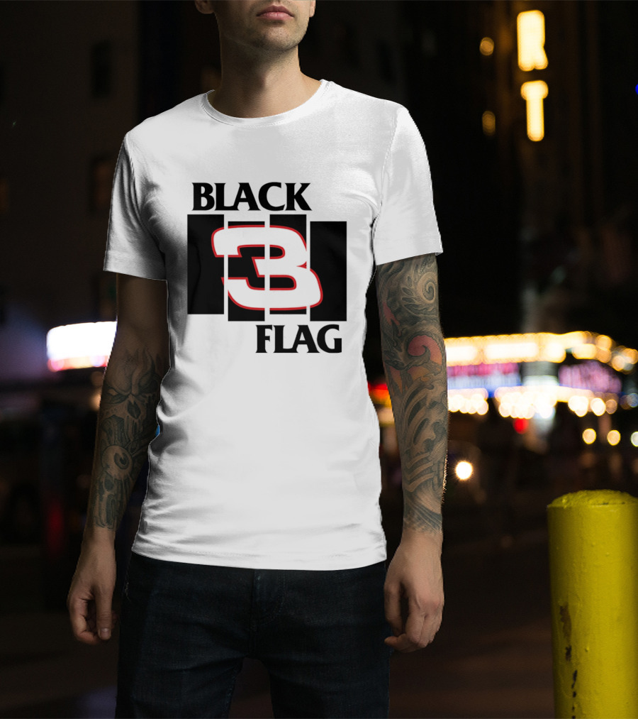 Black Flag 3 Hardcore Punk T-Shirt