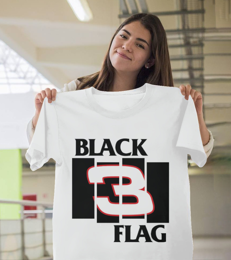 Black Flag 3 Hardcore Punk T-Shirt