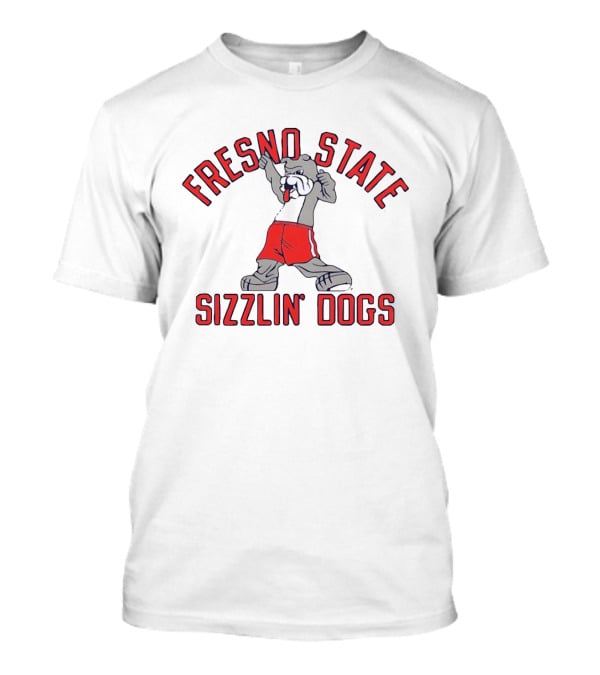Fresno State Sizzlin' Dogs Bulldog Basketball Sports Team T-Shirt