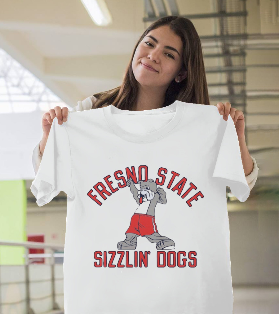 Fresno State Sizzlin' Dogs Bulldog Basketball Sports Team T-Shirt