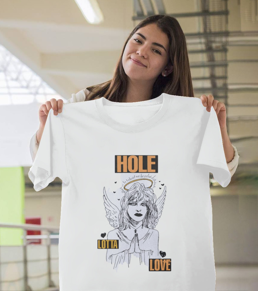 Hole Lotta Love Angel 90s Grunge Alternative Rock Fashion T-Shirt