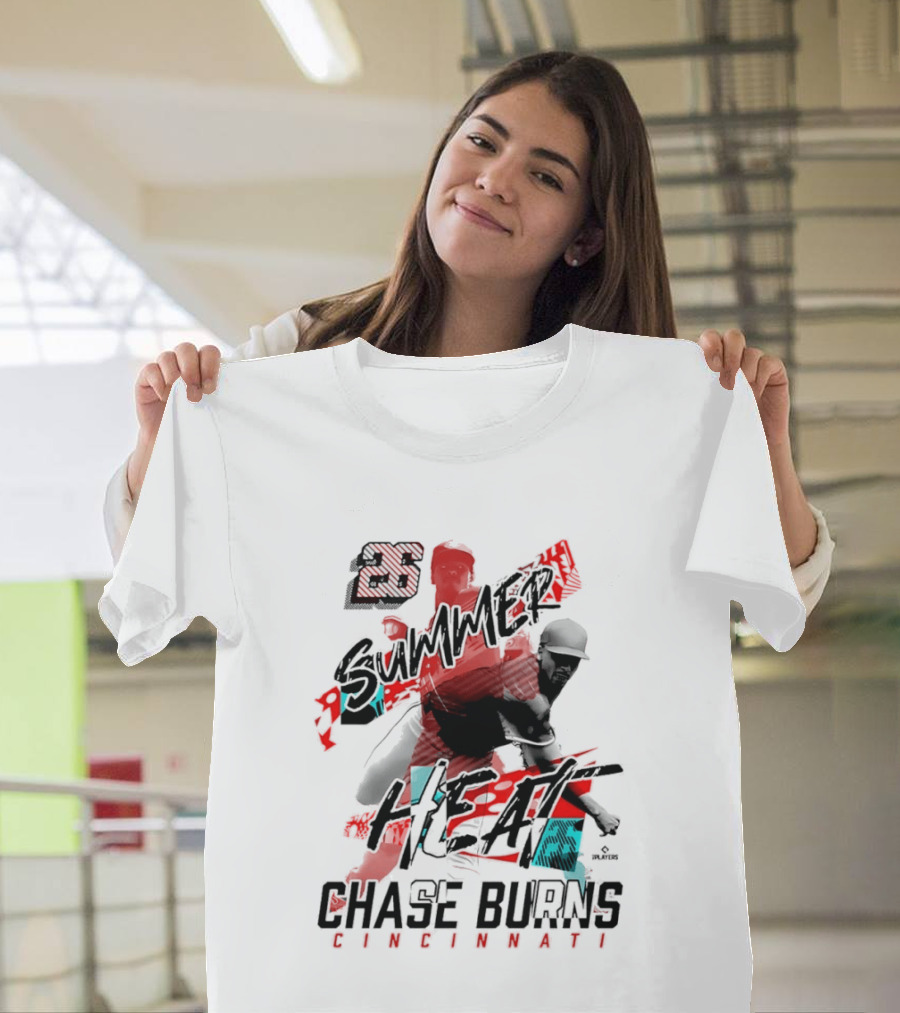 26 Summer Heat Chase Burns Cincinnati Reds T-Shirt