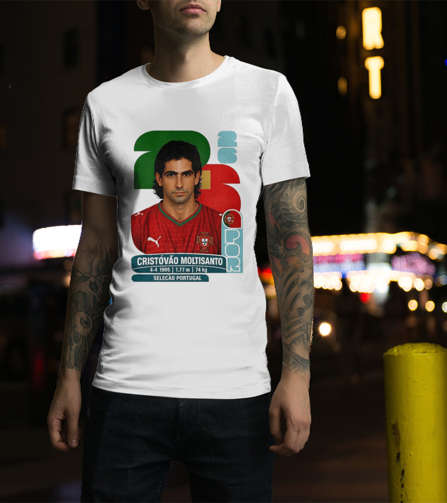 Cristóvão Moltisanto Seleção Portugal 2026 Soccer Card T-Shirt