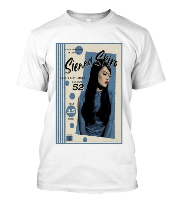 Sienna Spiro Live At The Roxy Theatre Austin City Limits Season 52 July 15 2026 T-Shirt