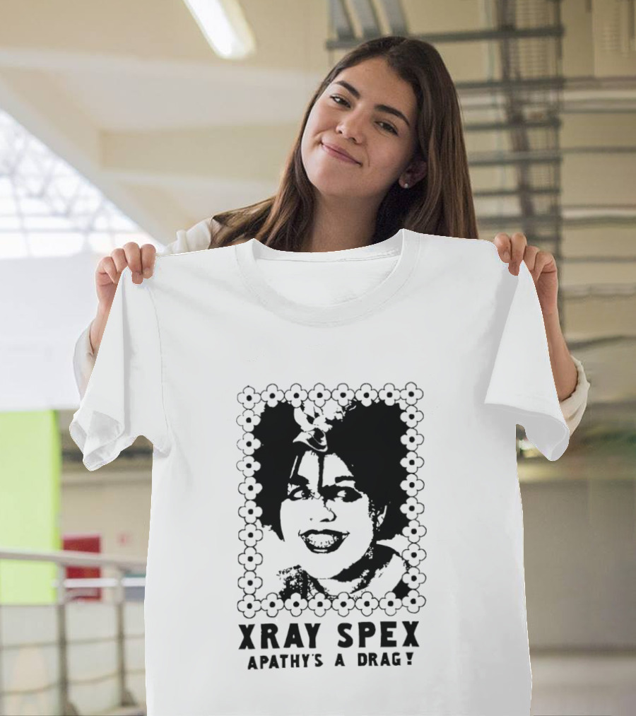 X Ray Spex Apathy's A Drag Poly Styrene Iconic Punk T-Shirt