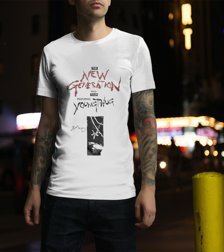 New Generation European Tour Featuring Young Thug T-Shirt