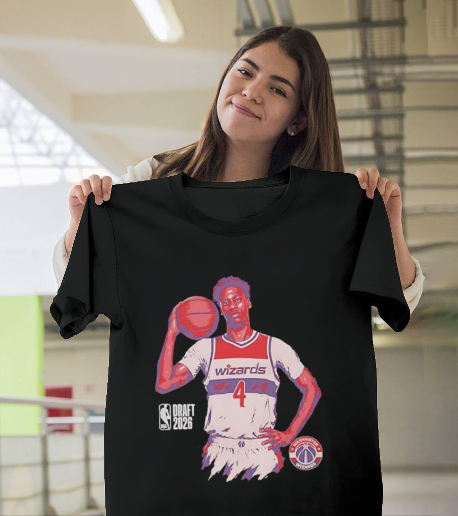 AJ Dybantsa Washington Wizards NBA Draft 2026 Basketball Fan T-Shirt