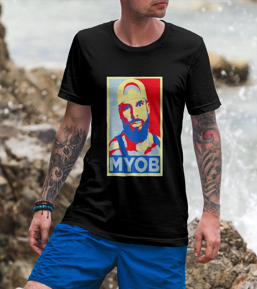 MYOB Bearded Man Hope Style Mind Your Own Business T-Shirt