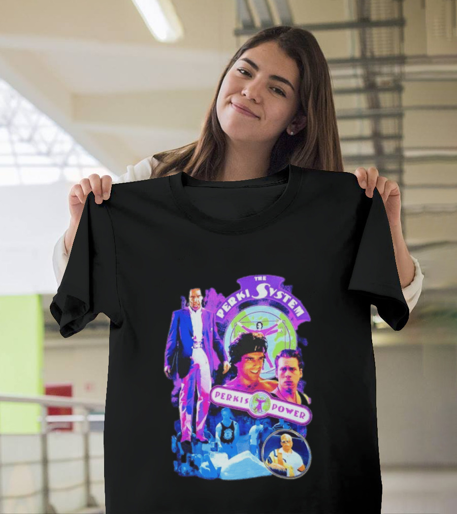 Ben Stiller The Perkis System Perkis Power Heavyweights Movie 90s Throwback T-Shirt