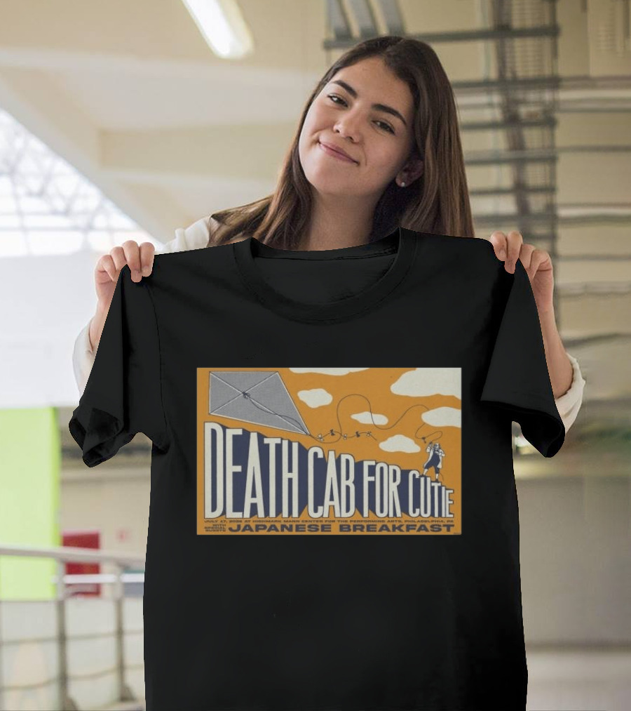 Death Cab For Cutie With Japanese Breakfast TD Pavilion Philadelphia PA July 17 2026 Kite T-Shirt