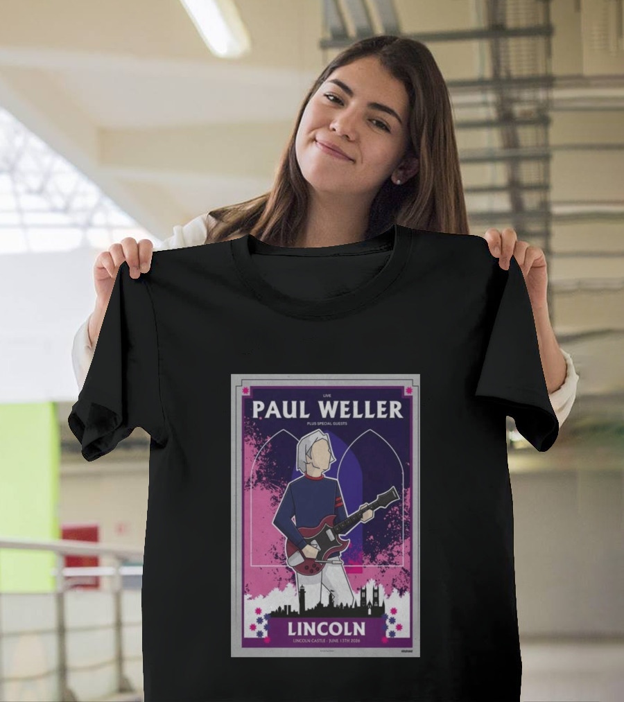 LIVE Paul Weller Plus Special Guests Lincoln Castle June 13th 2026 T-Shirt