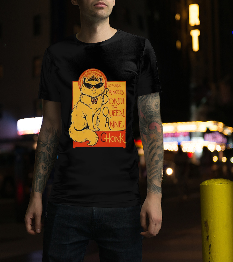 Princess Donut The Queen Anne Chonk Dungeon Crawler Carl Cat T-Shirt