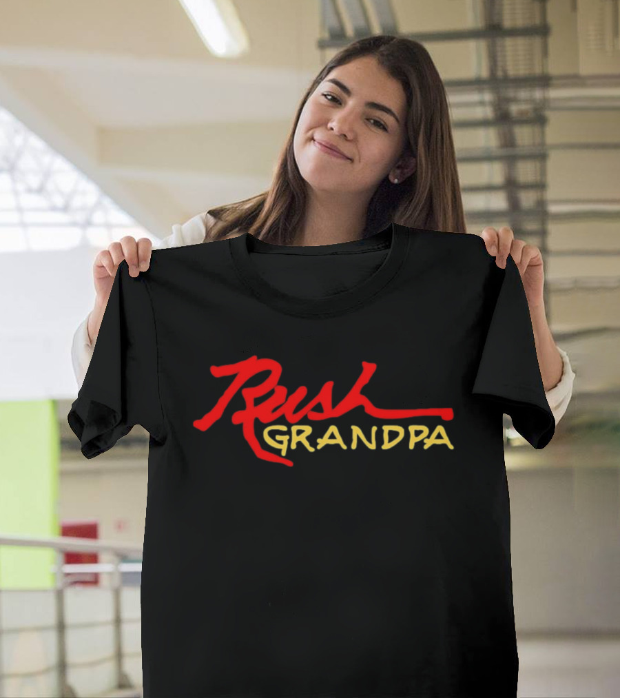 Rush Grandpa Rock Music Grandfather Band Fans T-Shirt
