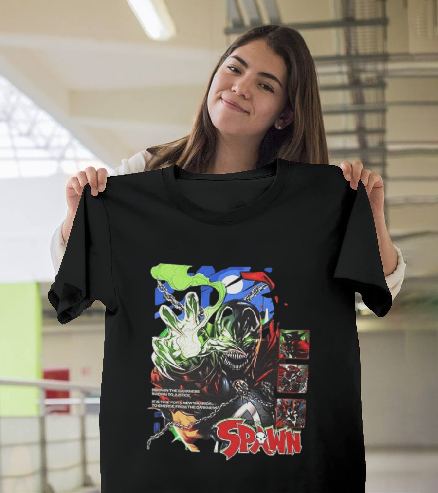 Spawn Born In The Darkness Sworn To Justice New Warrior Emerges T-Shirt