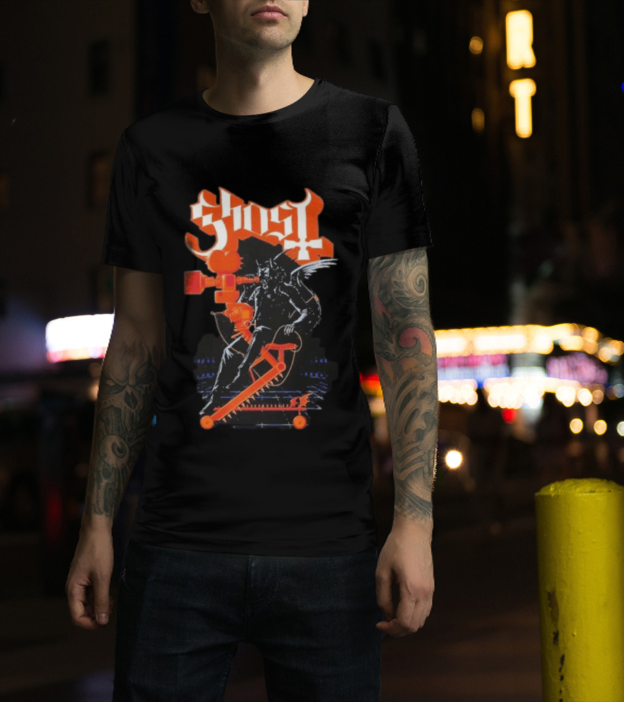 Original Ghost Auteur V The Nameless Ghouls Cinematic Camera Wings T-Shirt