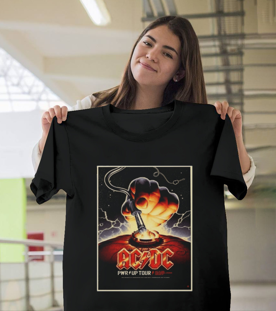 ACDC PWR Up Tour 2026 Camp Randall Stadium Madison Wisconsin July 19 Exclusive Event T-Shirt