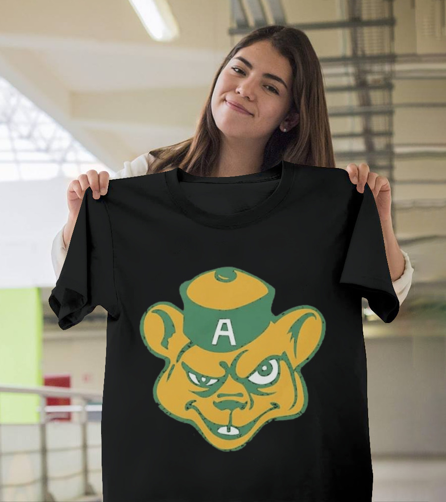 Angry Bear A Logo Vintage Cartoon T-Shirt