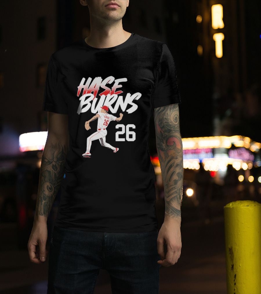 Chase Burns Cincinnati Reds Baseball Ace Number 26 T-Shirt