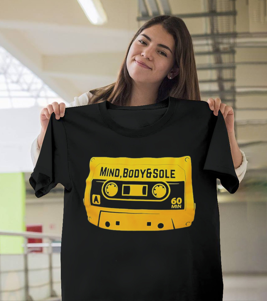 Mind Body & Sole Cassette Tape 60 Min Music T-Shirt