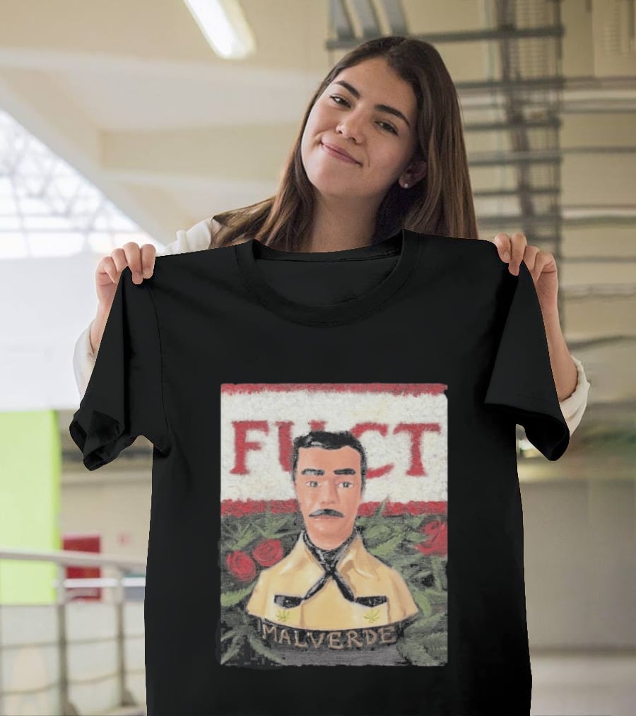 Fuct Malverde Red Roses T-Shirt
