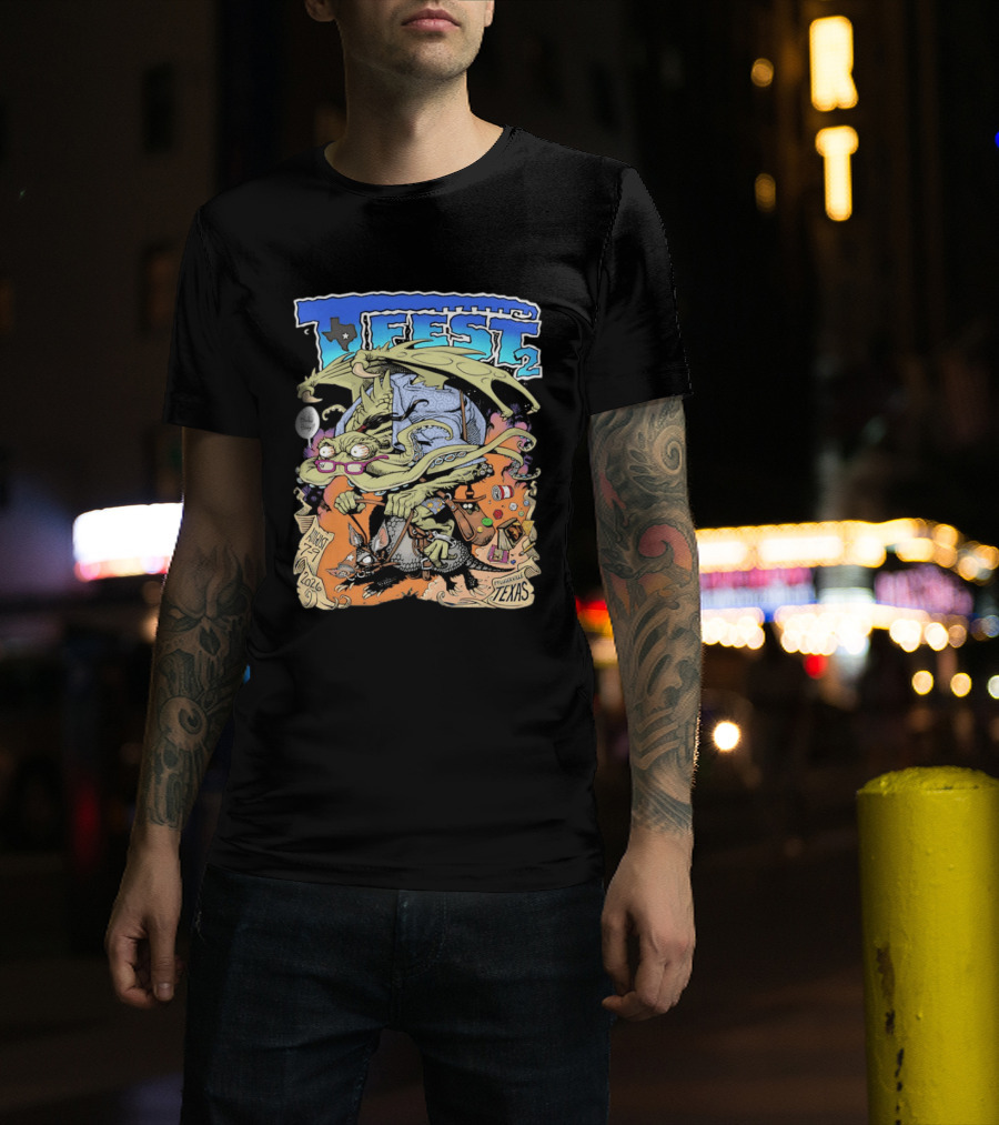 T Fest 2 Cthulhu Armadillo August 29 2026 Pflugerville Texas T-Shirt