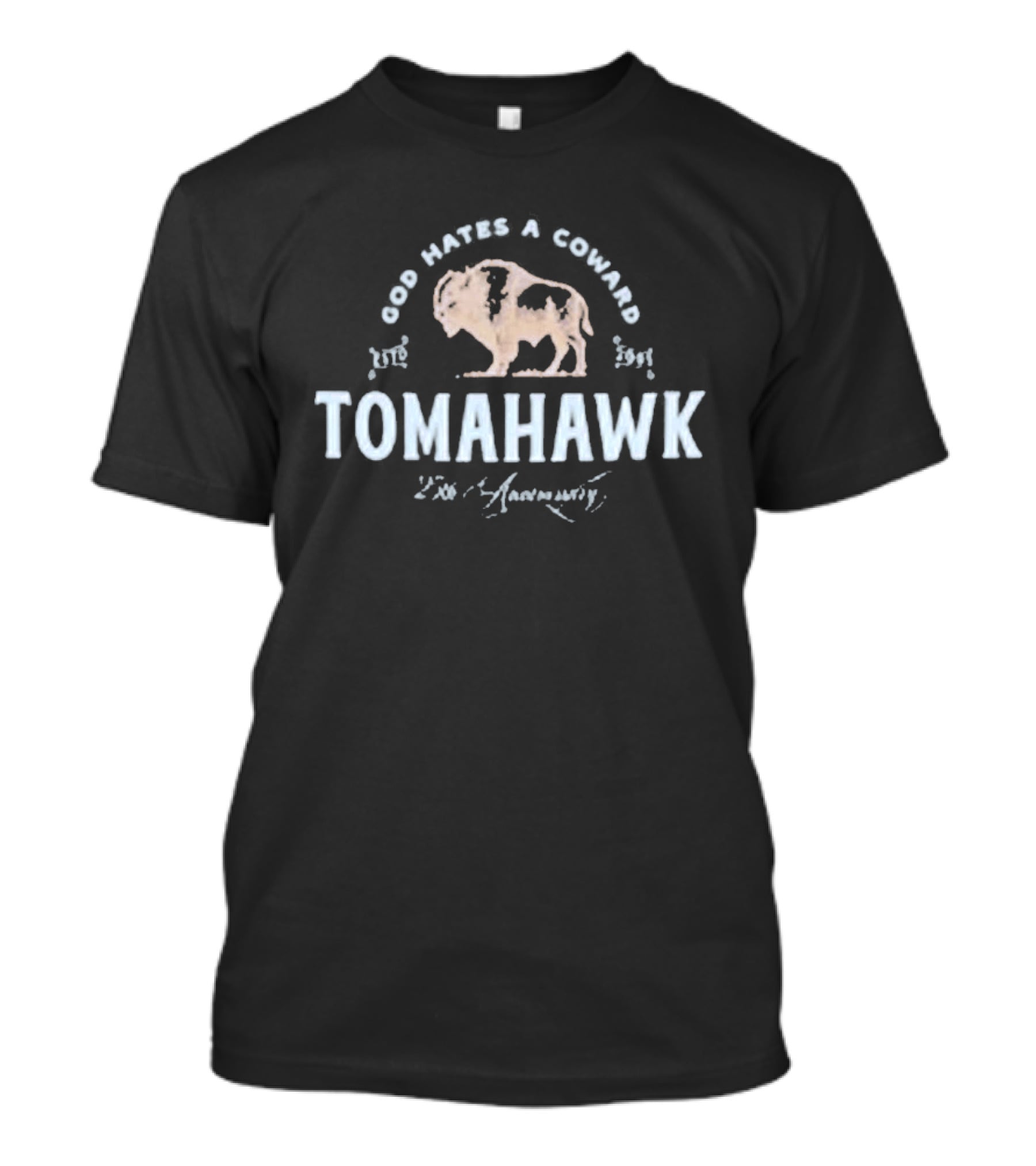 Tomahawk US Tour 2026 God Hates A Coward 25th Anniversary Buffalo T-Shirt