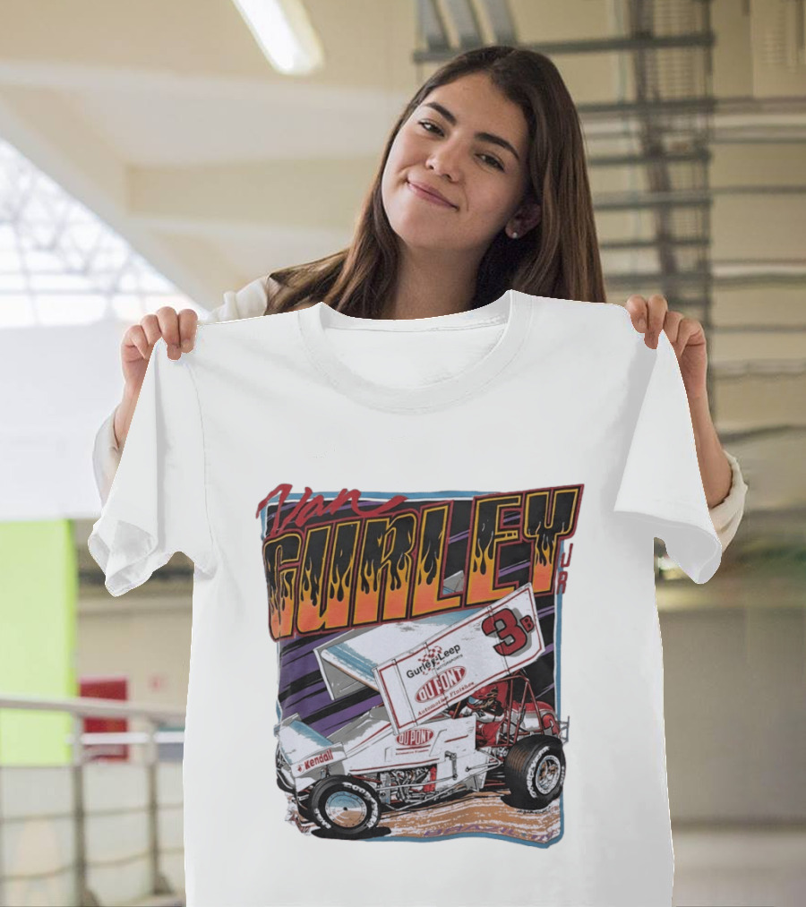 Van Gurley Jr 3B Gurley Leep Motorsports DuPont Sprint Car Racing Kendall T-Shirt