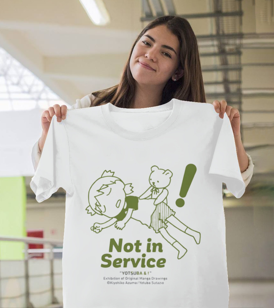 Yotsuba & Not In Service Exhibition Original Manga Drawings By Kiyohiko Azuma T-Shirt