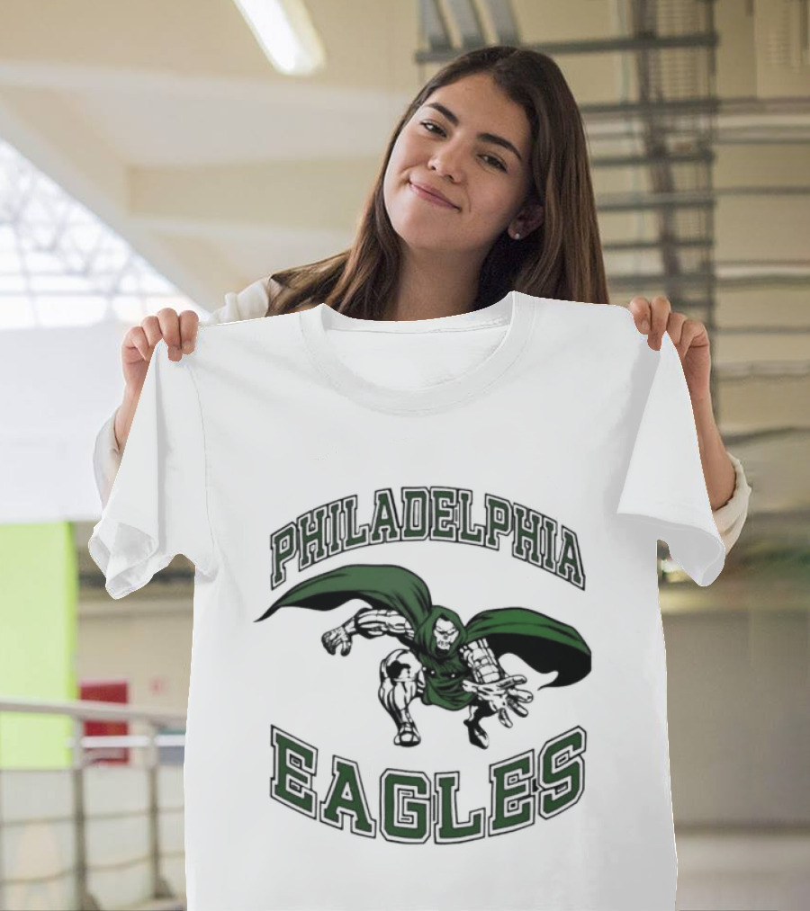 Philadelphia Eagles 2026 Doom Football Fan Gear T-Shirt