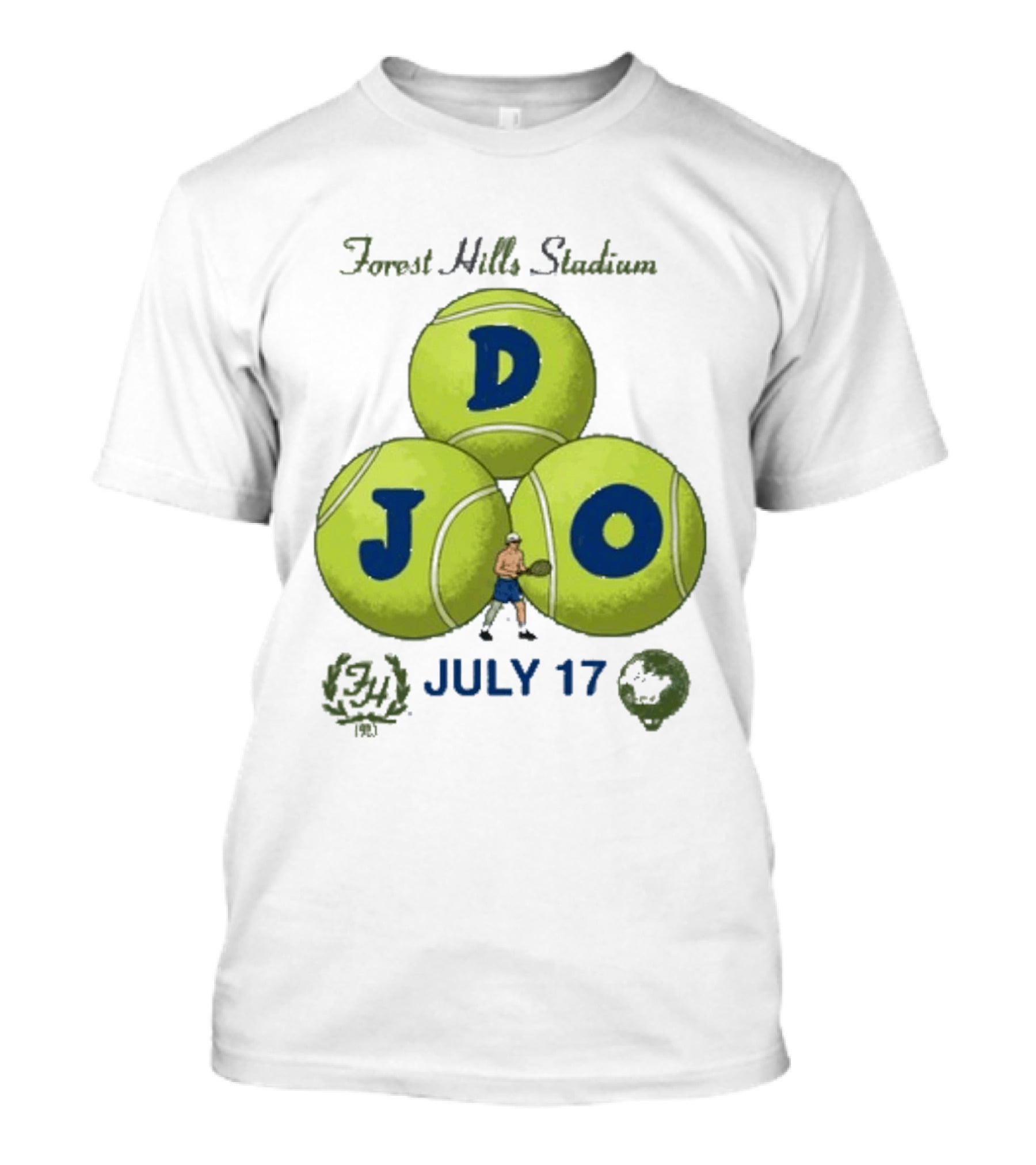 Forest Hills Stadium July 17 Tennis Event T-Shirt