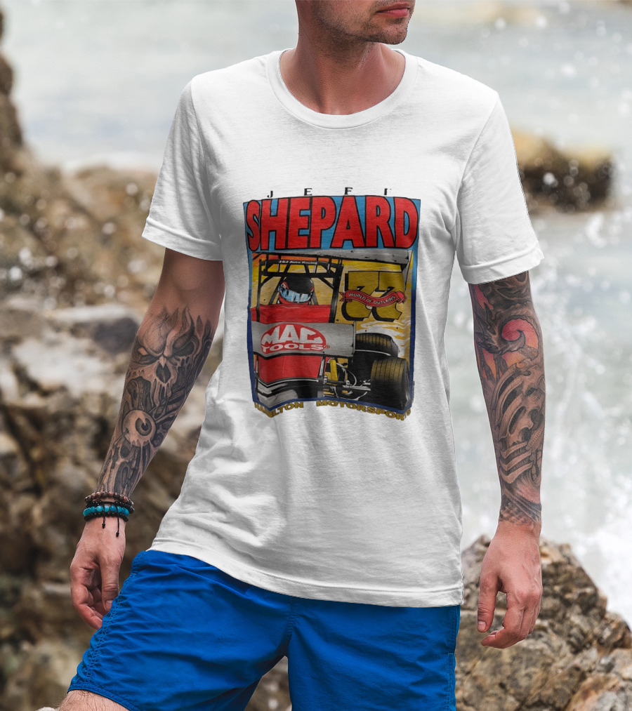 Jeff Shepard Mac Tools World Of Outlaws Racing Hamilton Motorsports T-Shirt