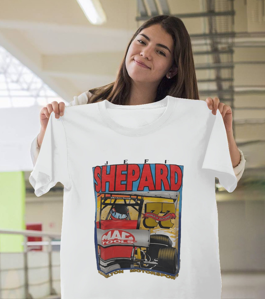 Jeff Shepard Mac Tools World Of Outlaws Racing Hamilton Motorsports T-Shirt