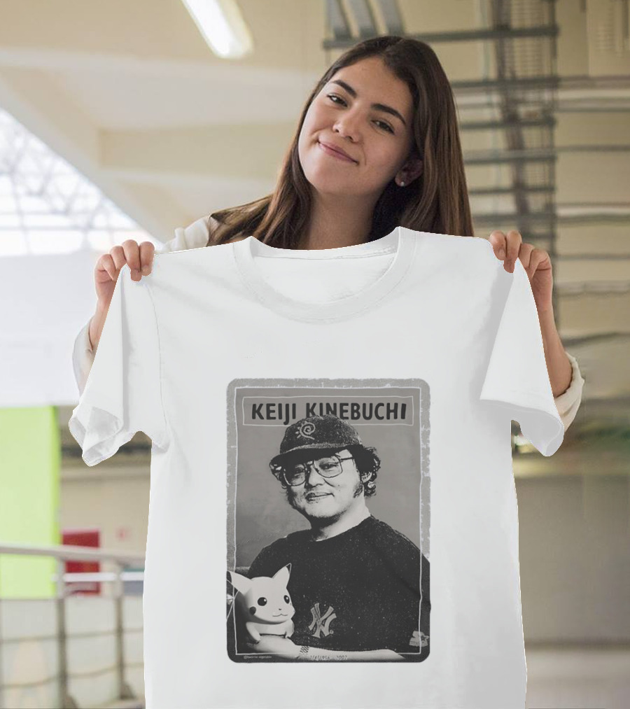KEIJI KINEBUCHI Memorial 1956 2002 Pikachu NY Yankees Hat T-Shirt