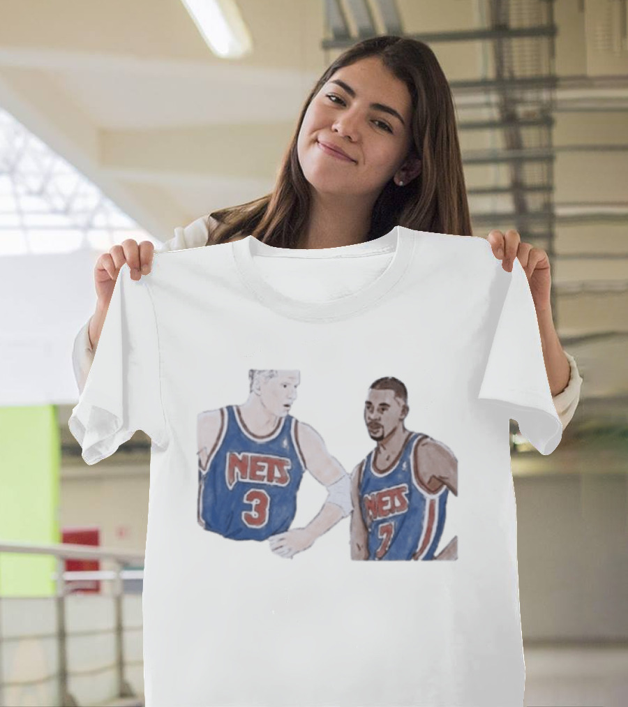 Kenny Anderson And Dražen Petrović Nets 3 And 7 Jerseys T-Shirt