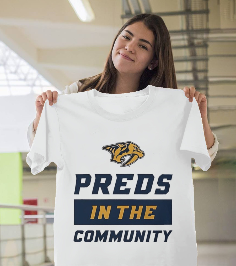 Nashville Predators Preds In The Community T-Shirt