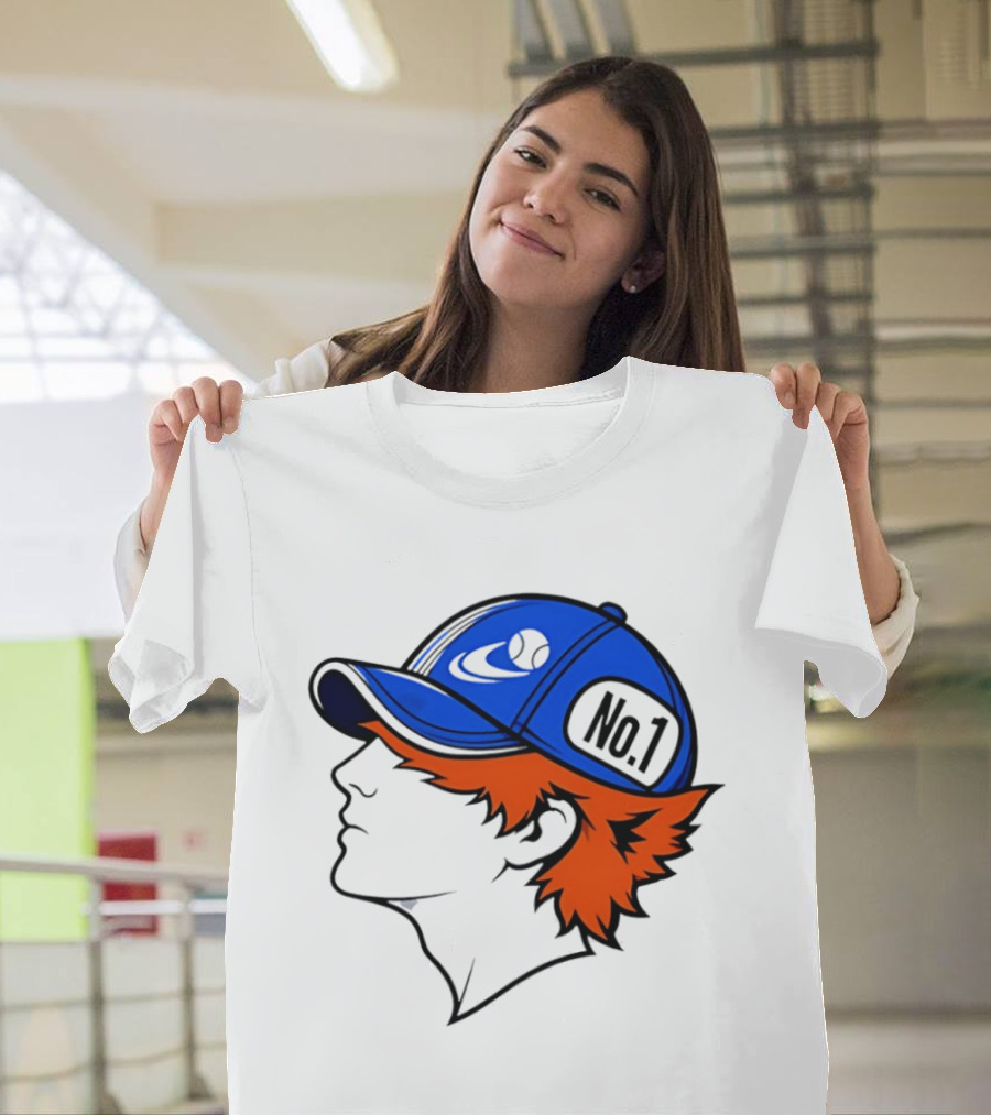 No1 Tennis Player Profile Athlete Sports Baseball Cap T-Shirt