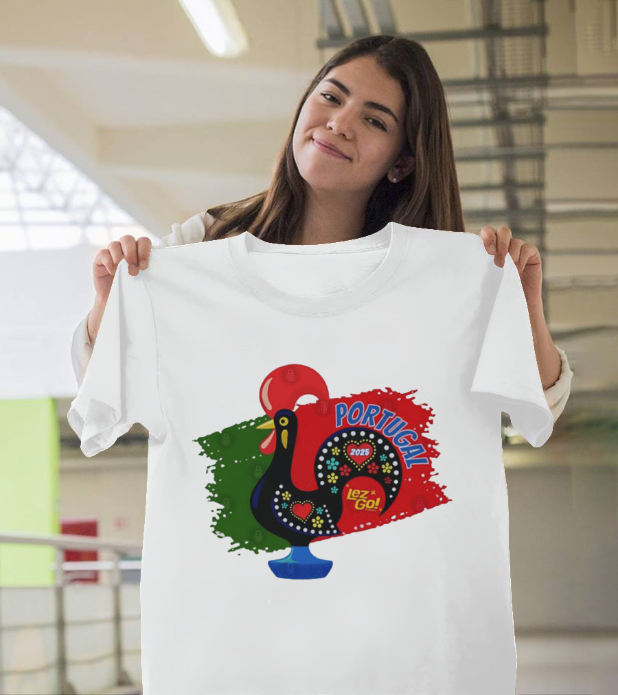 Portugal 2025 Lez Go Galo De Barcelos Rooster T-Shirt