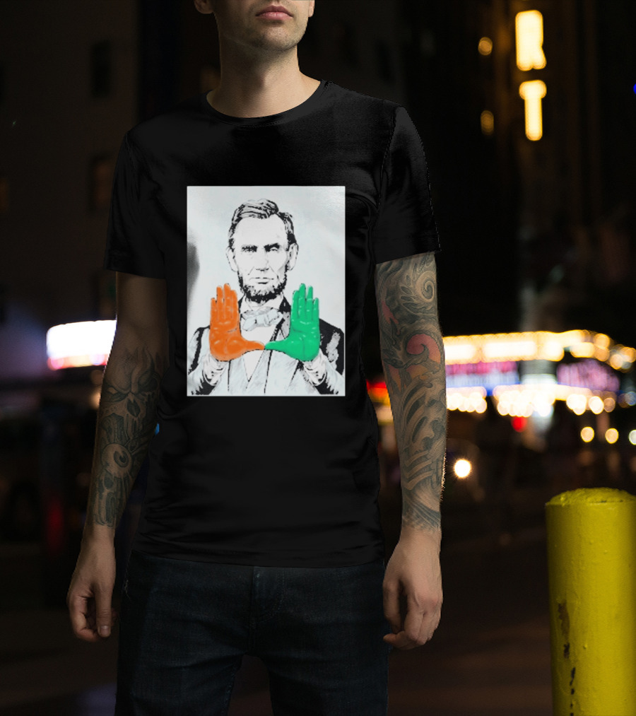 Abraham Lincoln Miami Hurricanes U Hands T-Shirt