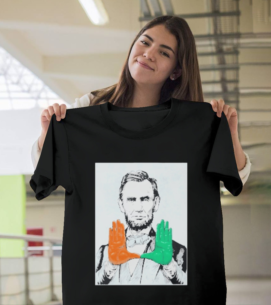 Abraham Lincoln Miami Hurricanes U Hands T-Shirt