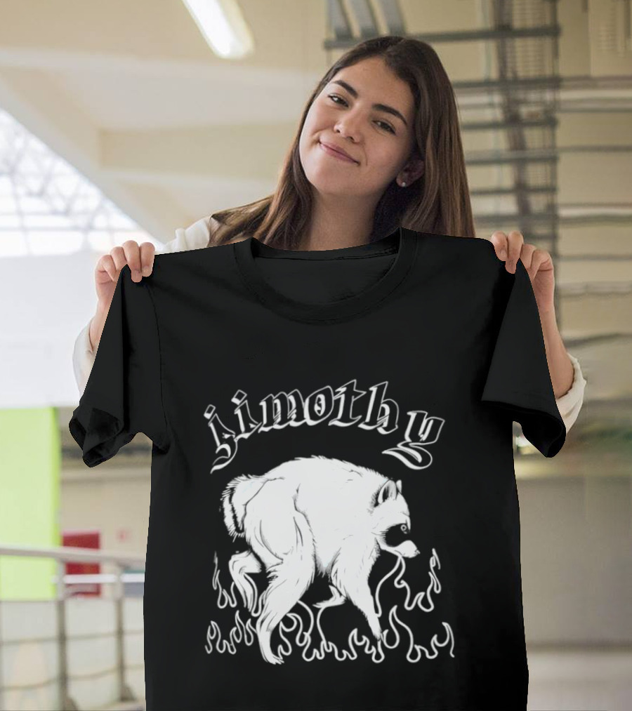 Jimothy The Ballard Raccoon Flame T-Shirt