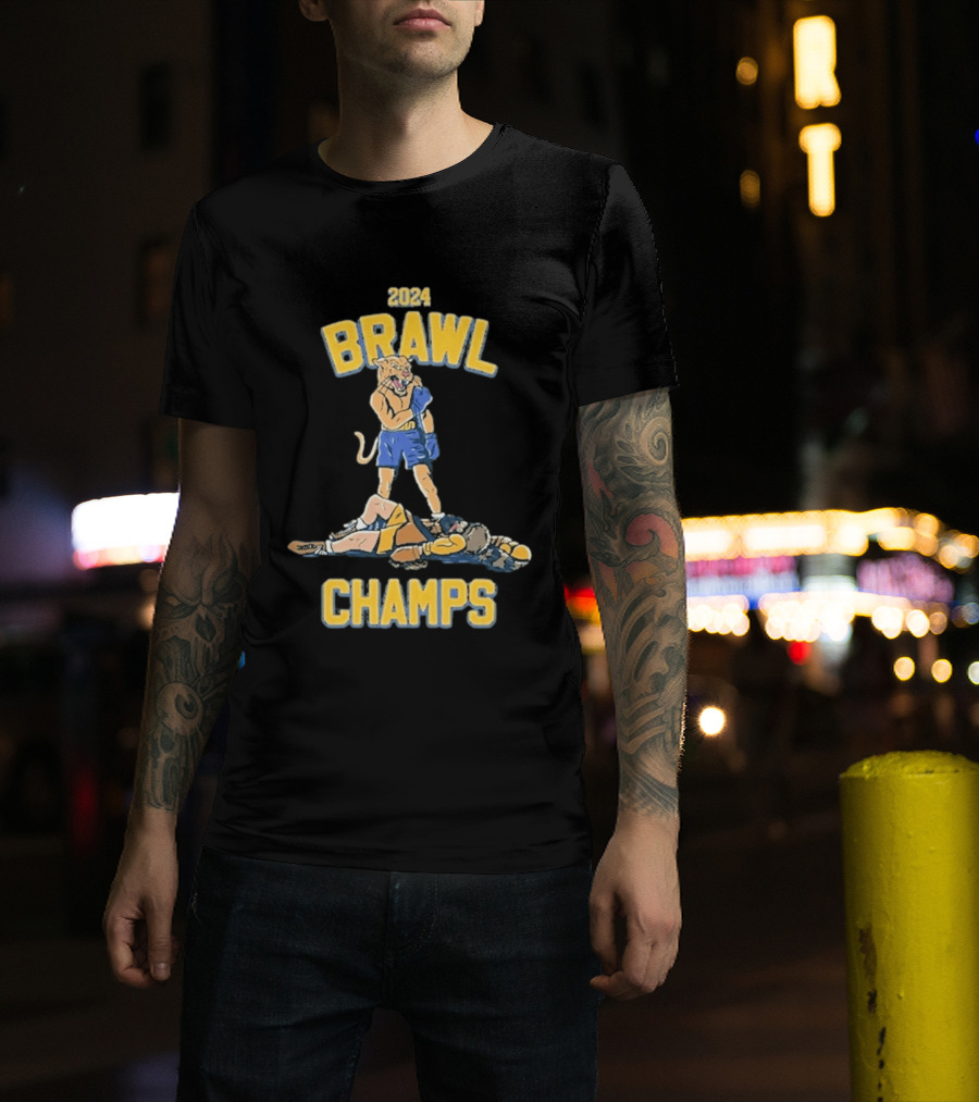 2024 Brawl Champs Boxing Cat Victory T-Shirt